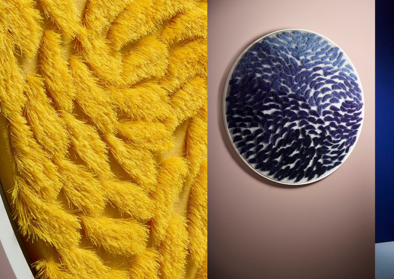 Tufting work by Anna Gravelle