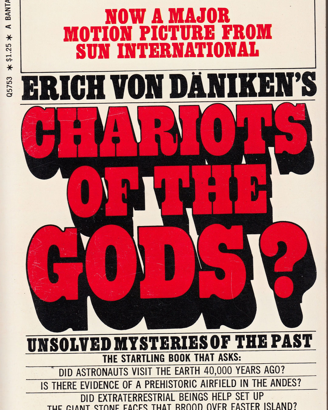 Chariot of hte Gods book cover