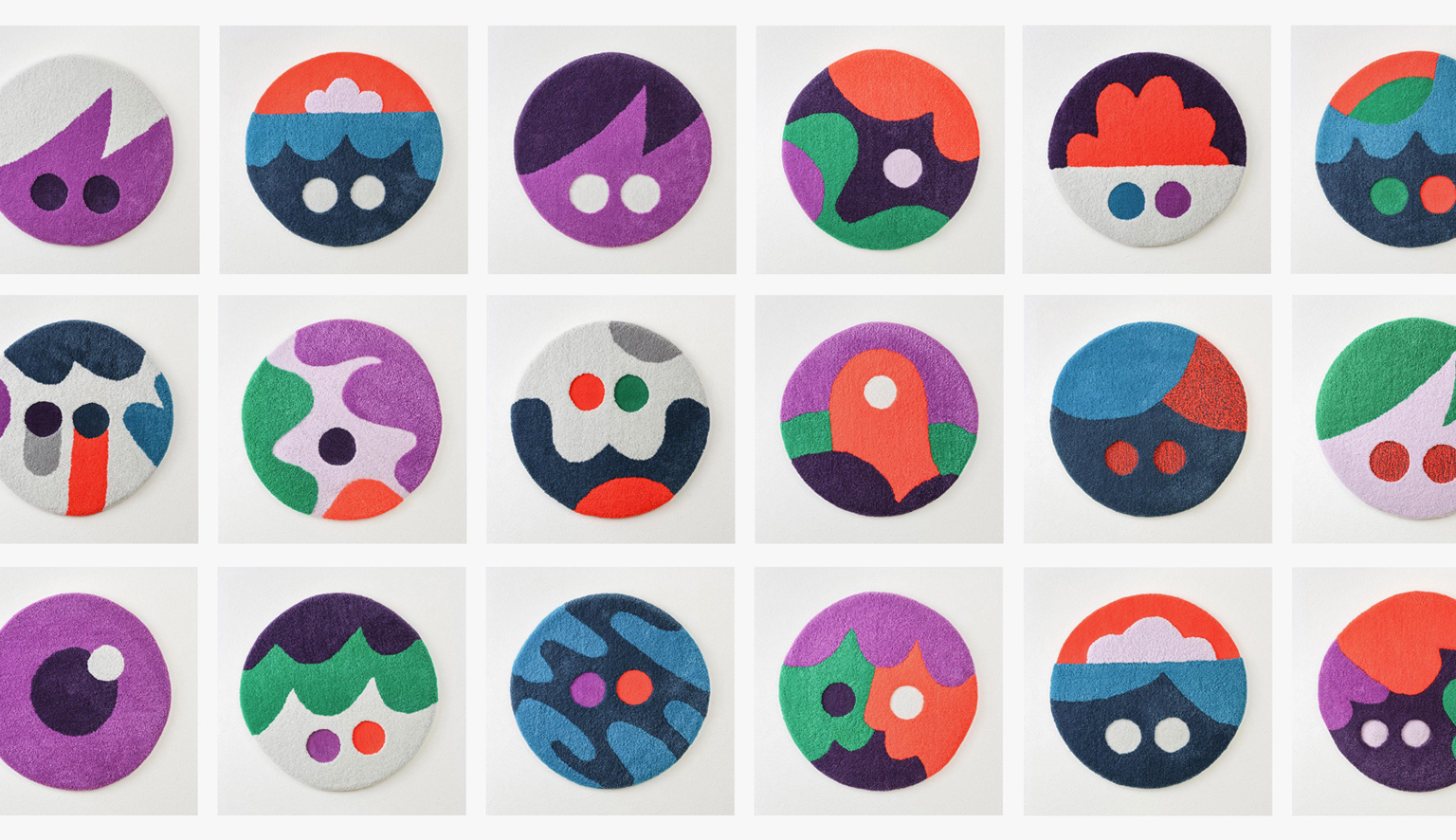 Hand tufted Magic Carpet rugs