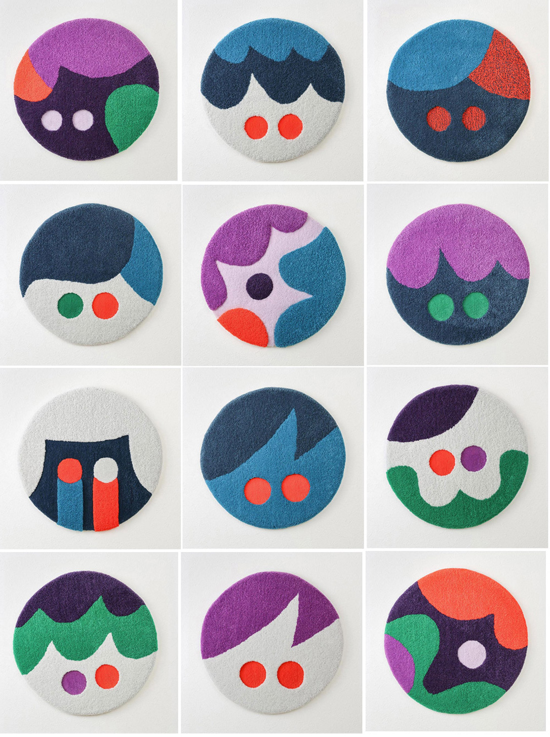 Hand tufted Magic Carpet rugs